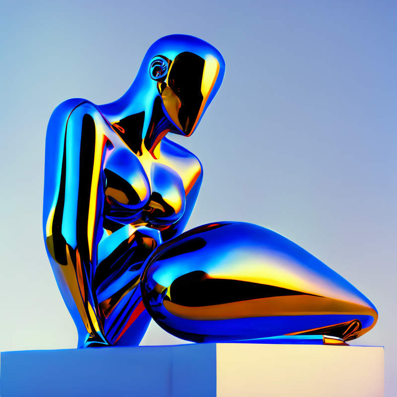 Sculpture La Pretresse